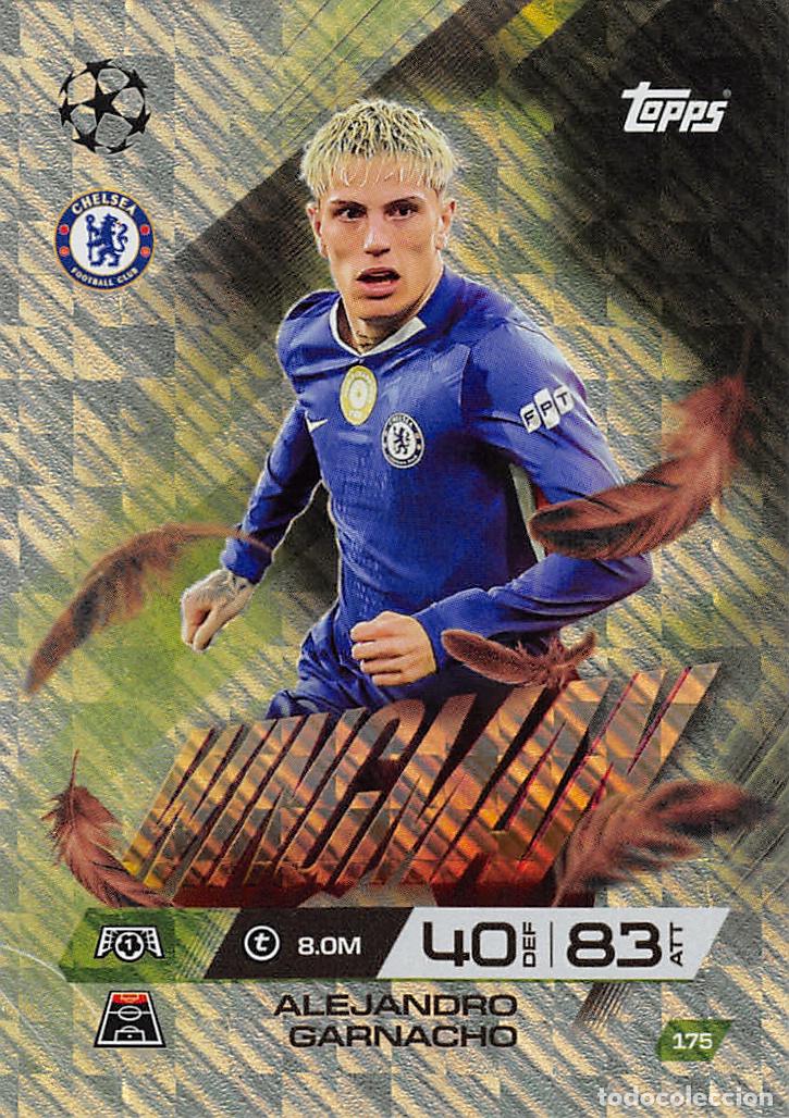 Cromos de F&uacute;tbol: TOPPS MATCH ATTAX CHAMPIONS 25/26 2025/2026 #175 ALEJANDRO GARNACHO (CHELSEA FC) WINGMAN