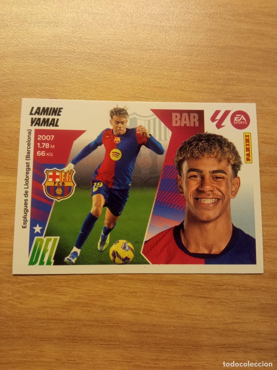 Cromos de F&uacute;tbol: Lamine Yamal, cromo 19, liga Este 25 26