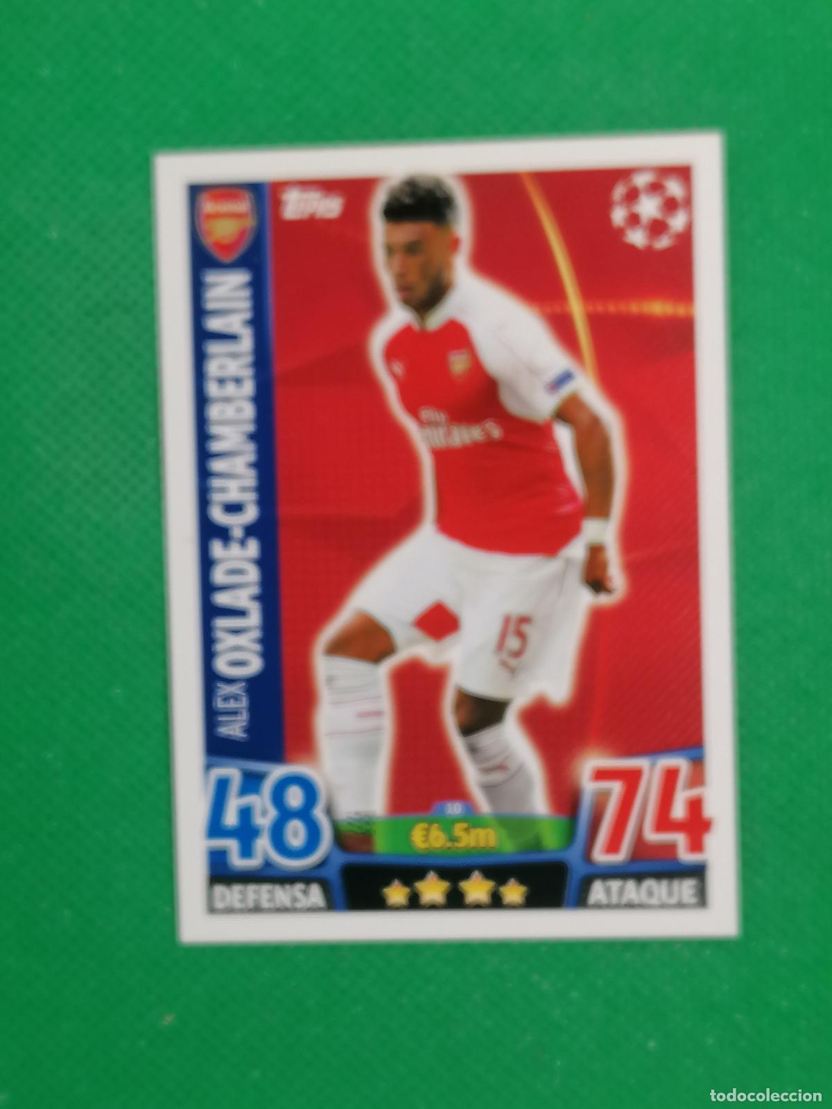 Cromos de F&uacute;tbol: ALEX OXLADE CHAMBERLAIN ARSENAL ⚽ TOPPS MATCH ATTAX CHAMPIONS 2015 2016 15 16 ⚽