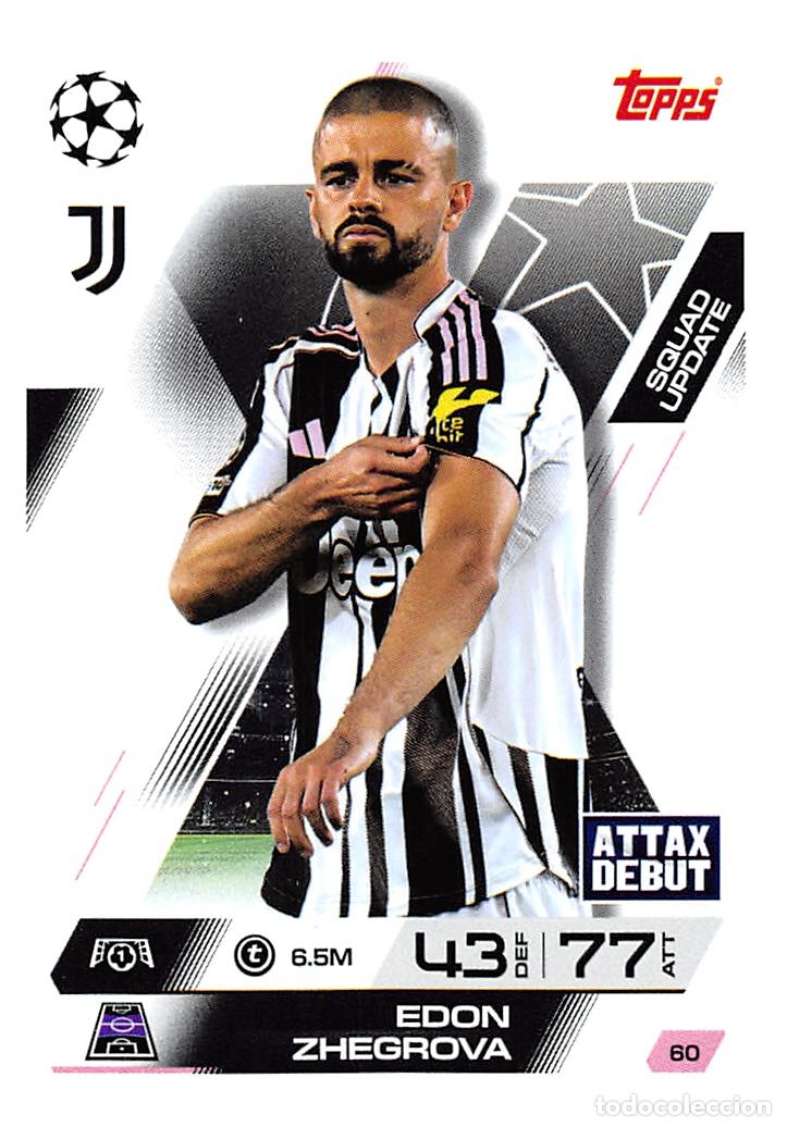 Cromos de Futebol: TOPPS MATCH ATTAX CHAMPIONS 25/26 2025/2026 #60 EDON ZHEGROVA (JUVENTUS)
