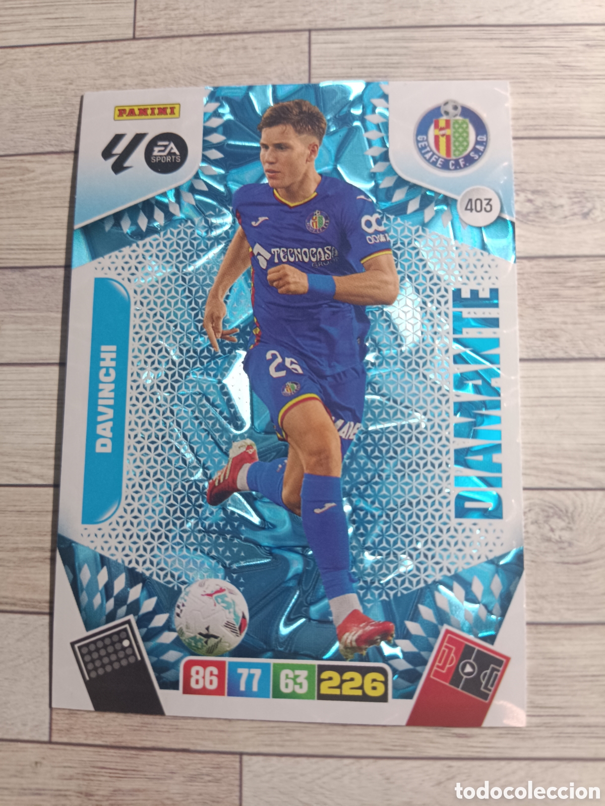 Cromos de F&uacute;tbol: 403 DAVINCHI GETAFE DIAMANTE ADRENALYN XL LIGA 2025 2026 PANINI 25 26