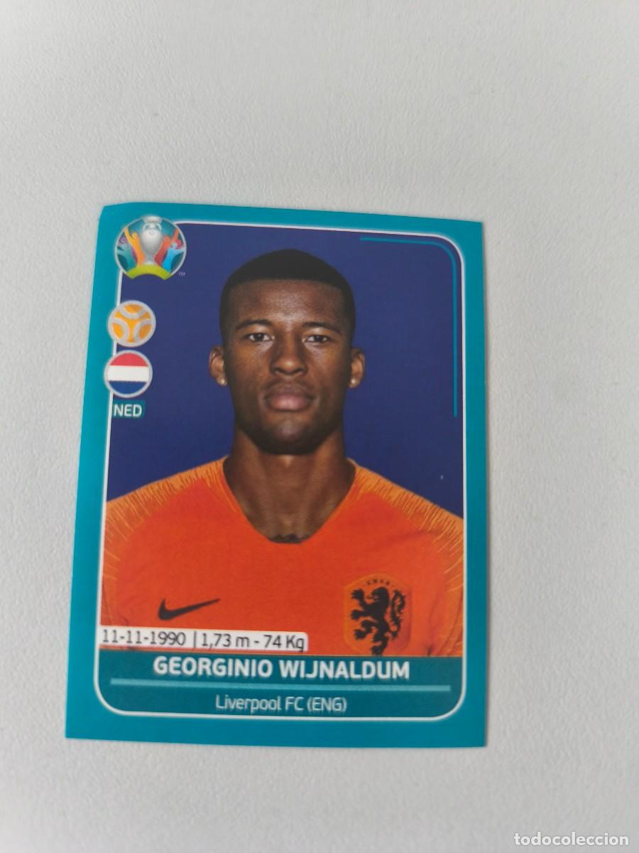 Cromos de F&uacute;tbol: UEFA EURO 2020 PREVIEW EUROCOPA PANINI GEORGINIO WIJNALDUM 20 NED CRM2