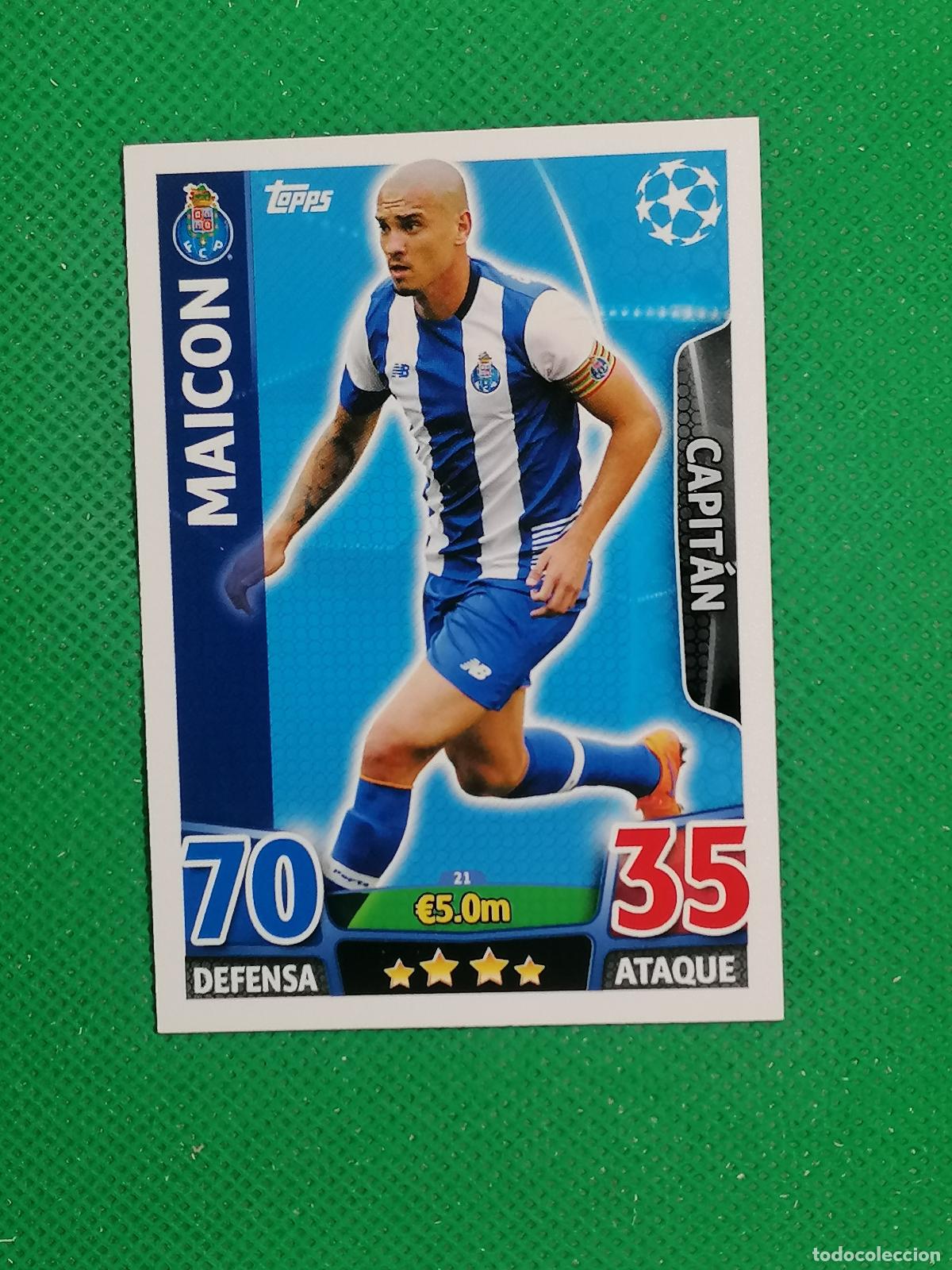 Cromos de F&uacute;tbol: 21 MAICON OPORTO ⚽ TOPPS MATCH ATTAX CHAMPIONS 2015 2016 15 16 ⚽