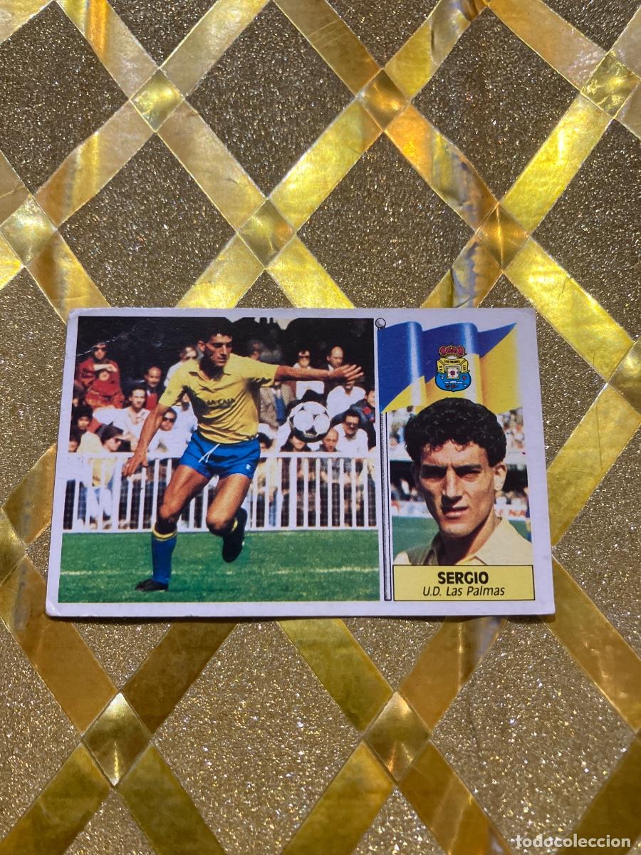 Cromos de F&uacute;tbol: CROMO DE F&Uacute;TBOL SERGIO UD LAS PALMAS 86 / 87 LIGA ESTE 1986 1987 !