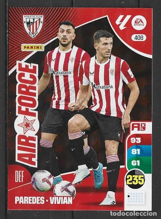 Cromos de F&uacute;tbol: Adrenalyn 24/25 - Paredes/Vivian - Athletic Club - N&ordm; 406 - ( Air Force )