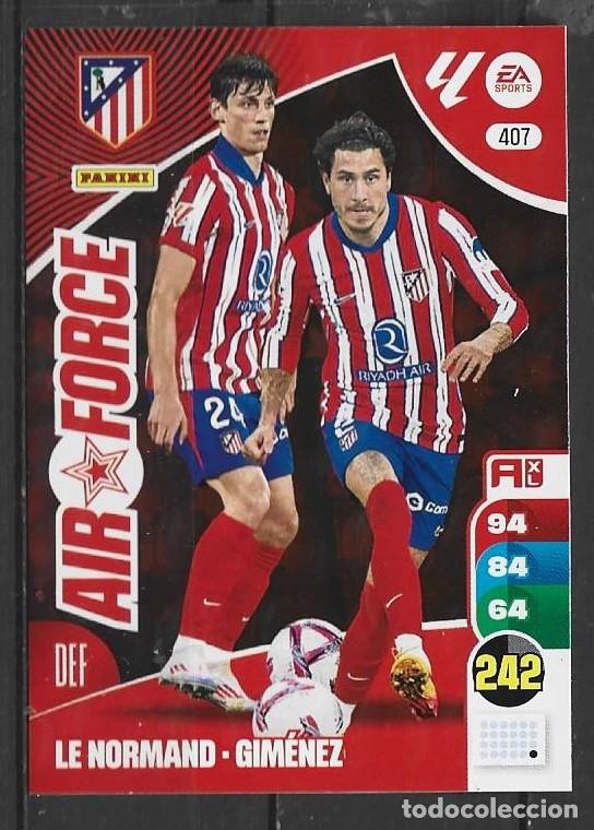 Football Stickers: Adrenalyn 24/25 - Le Normand/Gim&eacute;nez - Atl&eacute;tico - N&ordm; 407 - ( Air Force )