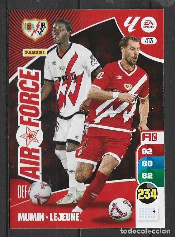 Cromos de F&uacute;tbol: Adrenalyn 24/25 - Mumin/Lejeune - R. Vallecano - N&ordm; 413 - ( Air Force )