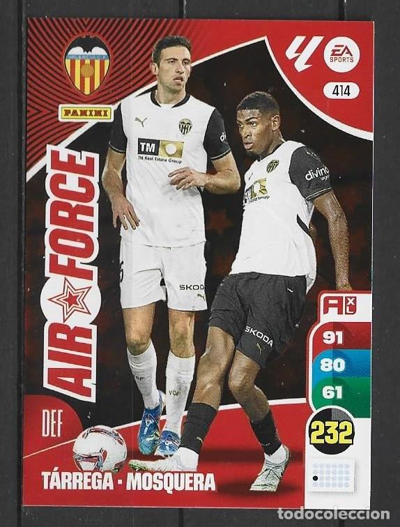Cromos de F&uacute;tbol: Adrenalyn 24/25 - T&aacute;rrega/Mosquera - Valencia - N&ordm; 414 - ( Air Force )