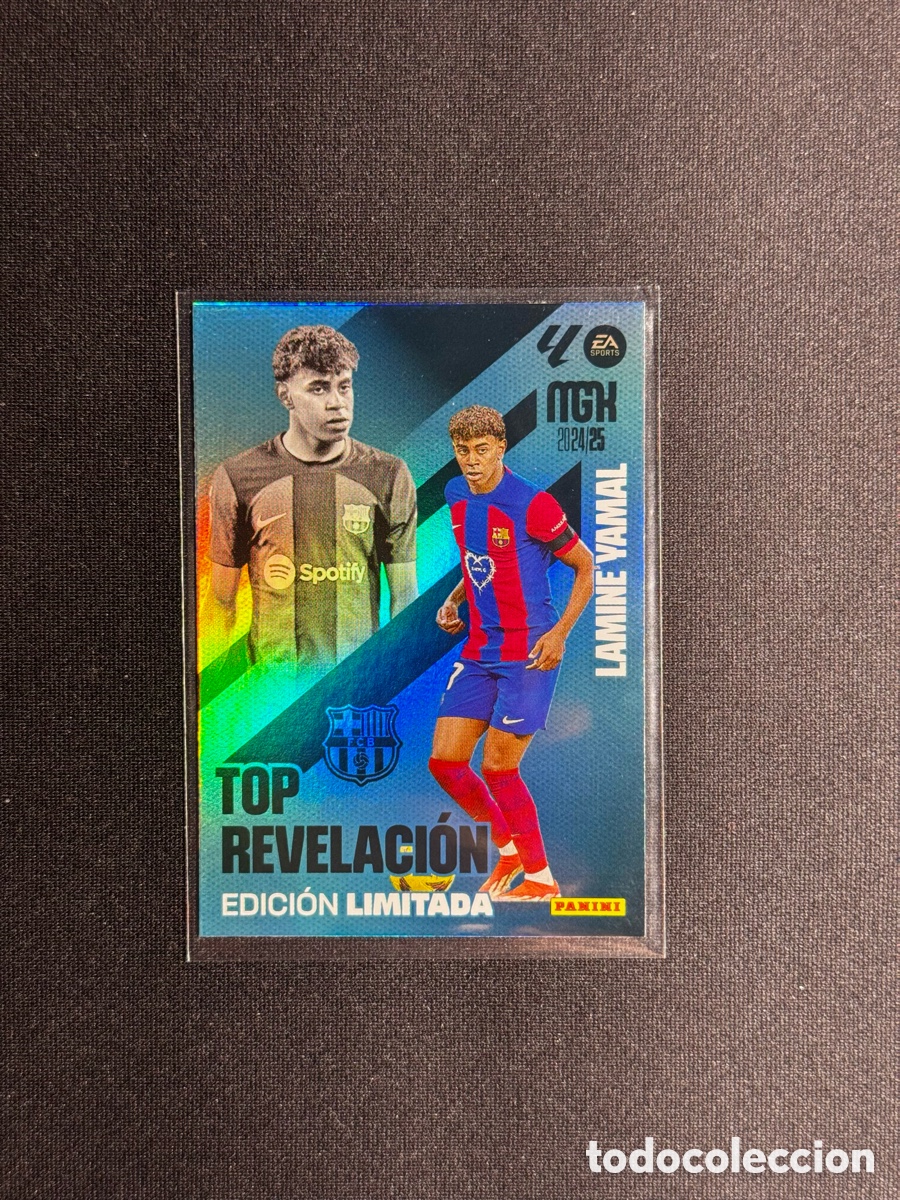 Cromos de F&uacute;tbol: Lamine Yamal TOP REVELACI&Oacute;N Megagracks 2024-2025