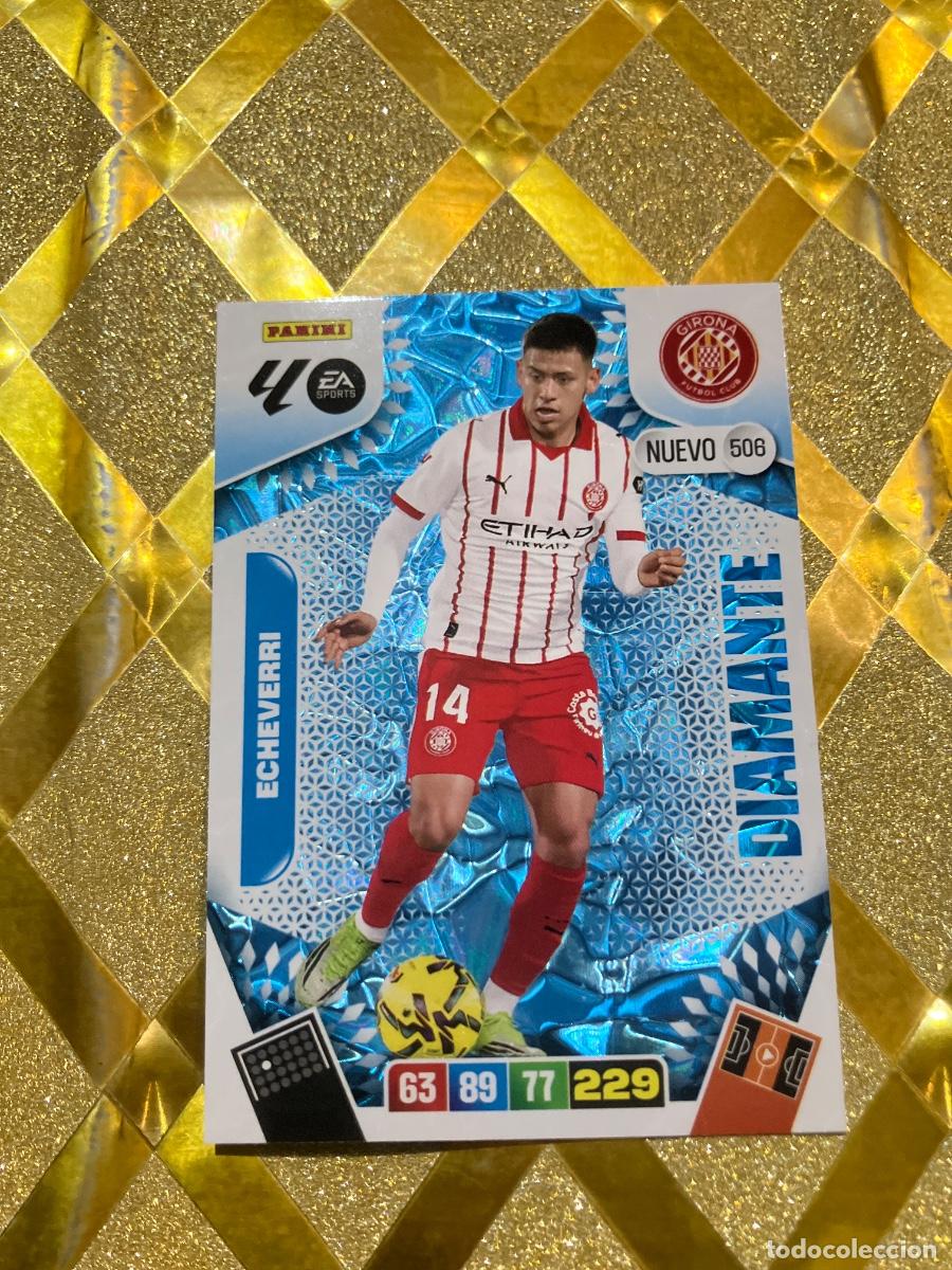 Cromos de F&uacute;tbol: CROMO FUTBOL NUMERO 506 ECHEVERRI GIRONA DIAMANTE ADRENALYN XL 2025 2026 PANINI !