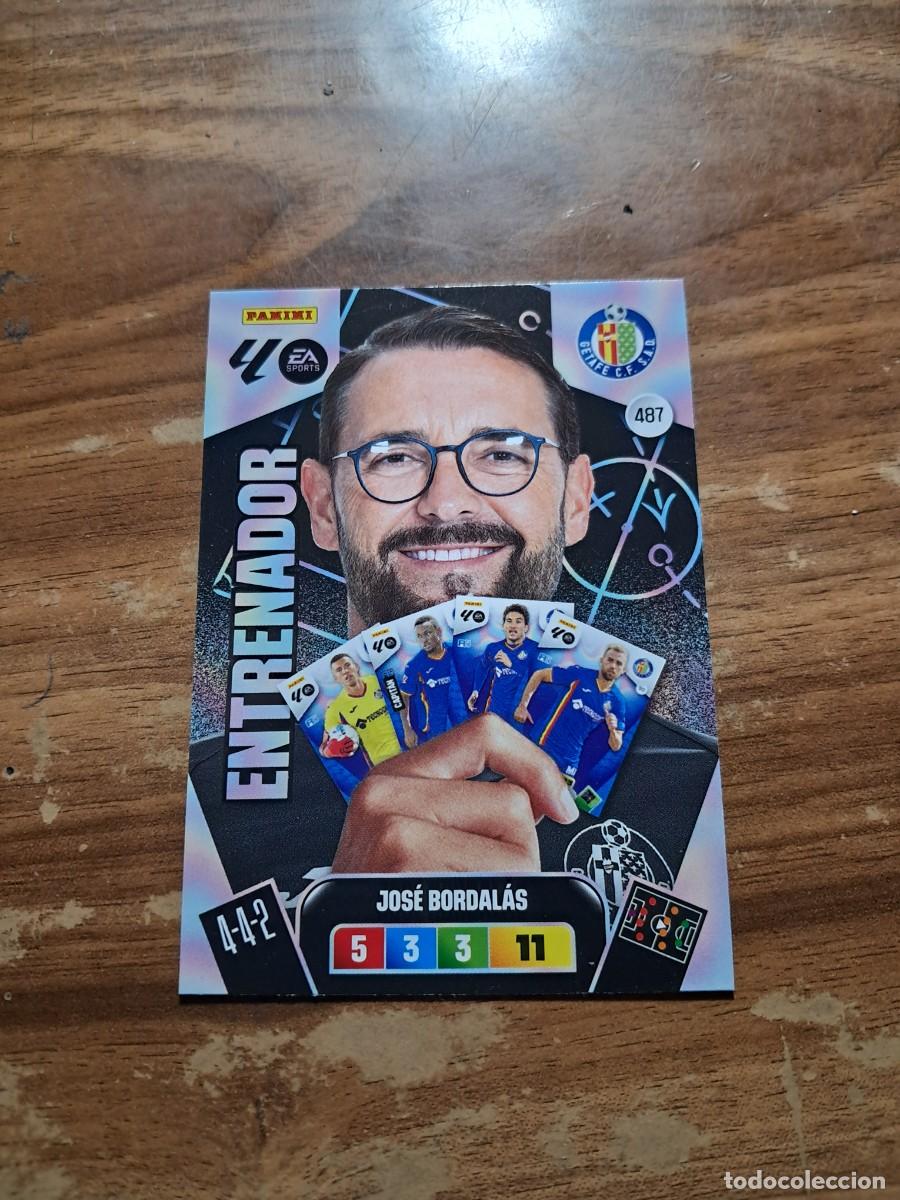 Cromos de F&uacute;tbol: CARD ADENALYN XL TEMPORADA 25/26: ENTRENADOR GETAFE JOS&Eacute; BORDAL&Aacute;S, N&deg; 487