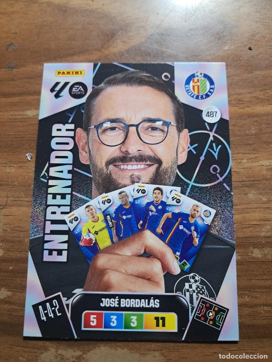 Cromos de F&uacute;tbol: CARD ADENALYN XL TEMPORADA 25/26: ENTRENADOR GETAFE JOS&Eacute; BORDAL&Aacute;S, N&deg; 487