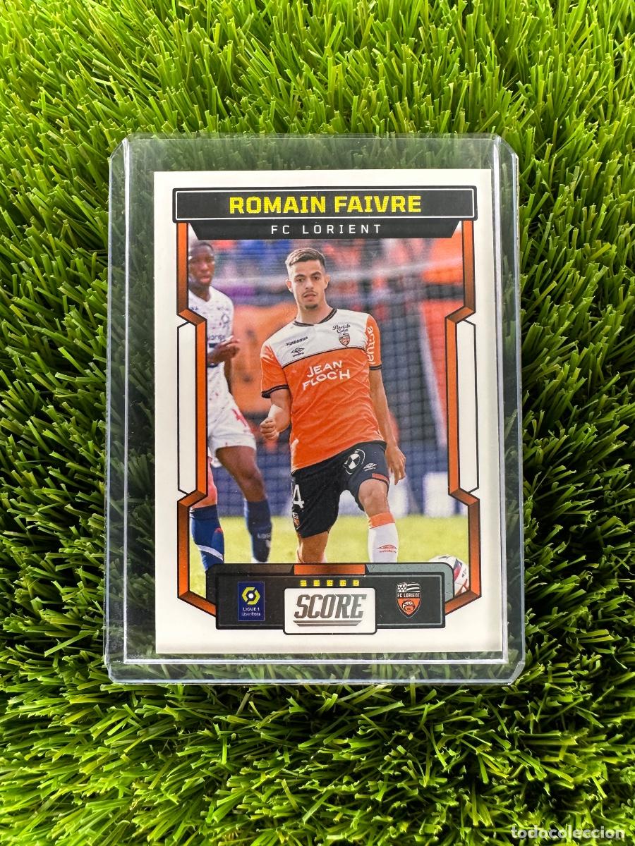 Cromos de F&uacute;tbol: N&ordm; 25 Romain Faivre FC Lorient Panini Score Ligue 1 23 24