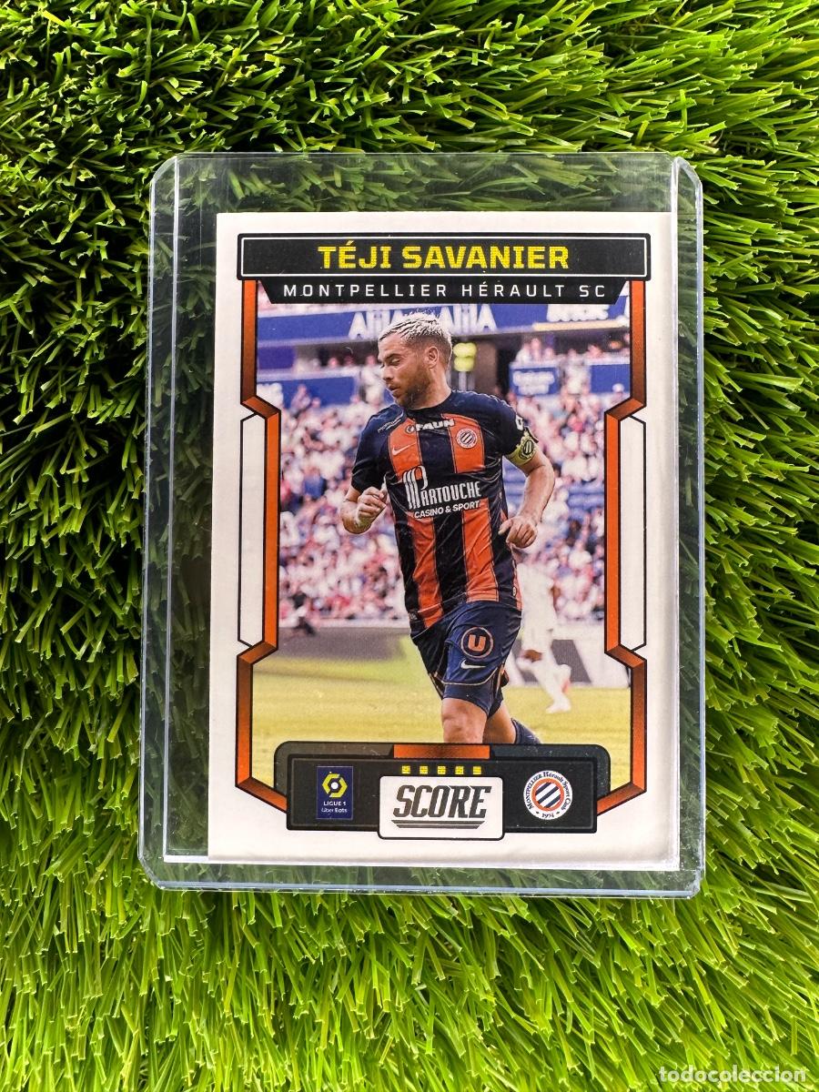 Cromos de F&uacute;tbol: N&ordm; 73 T&eacute;ji Savanier Montpellier SC Panini Score Ligue 1 23 24