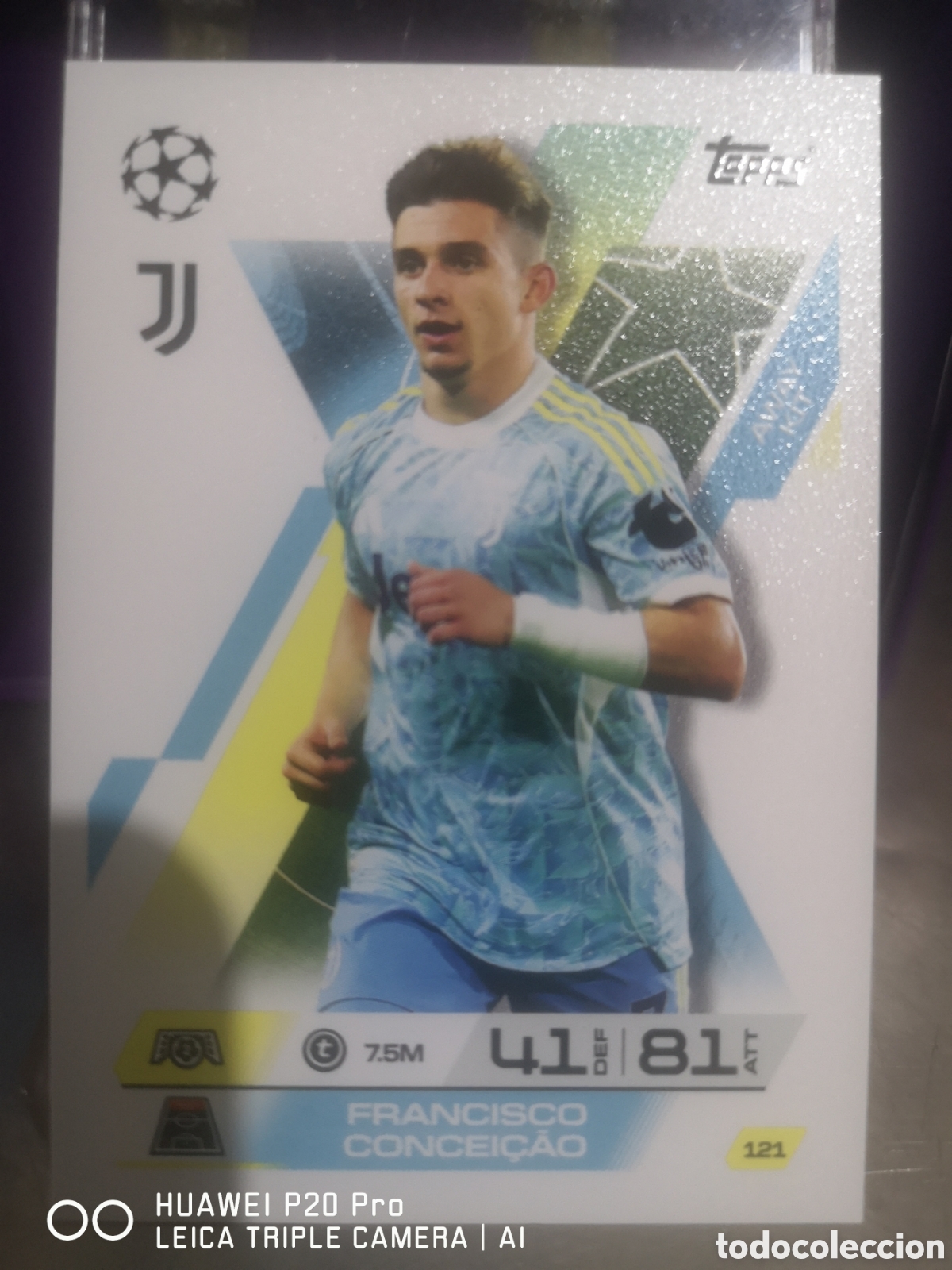Cromos de F&uacute;tbol: MATCH ATTAX EXTRA 2025 2026 AWAY KIT FRANCISCO CONCEICAO 121 JUVENTUS