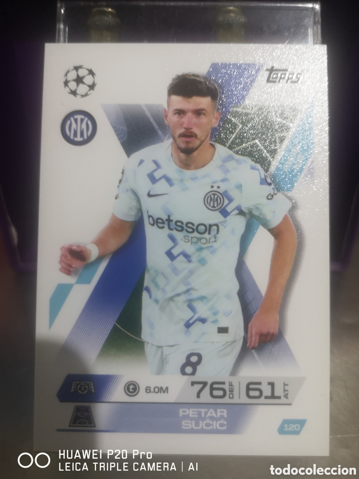 Cromos de F&uacute;tbol: MATCH ATTAX EXTRA 2025 2026 AWAY KIT PETAR SUCIC 120 INTER MILAN