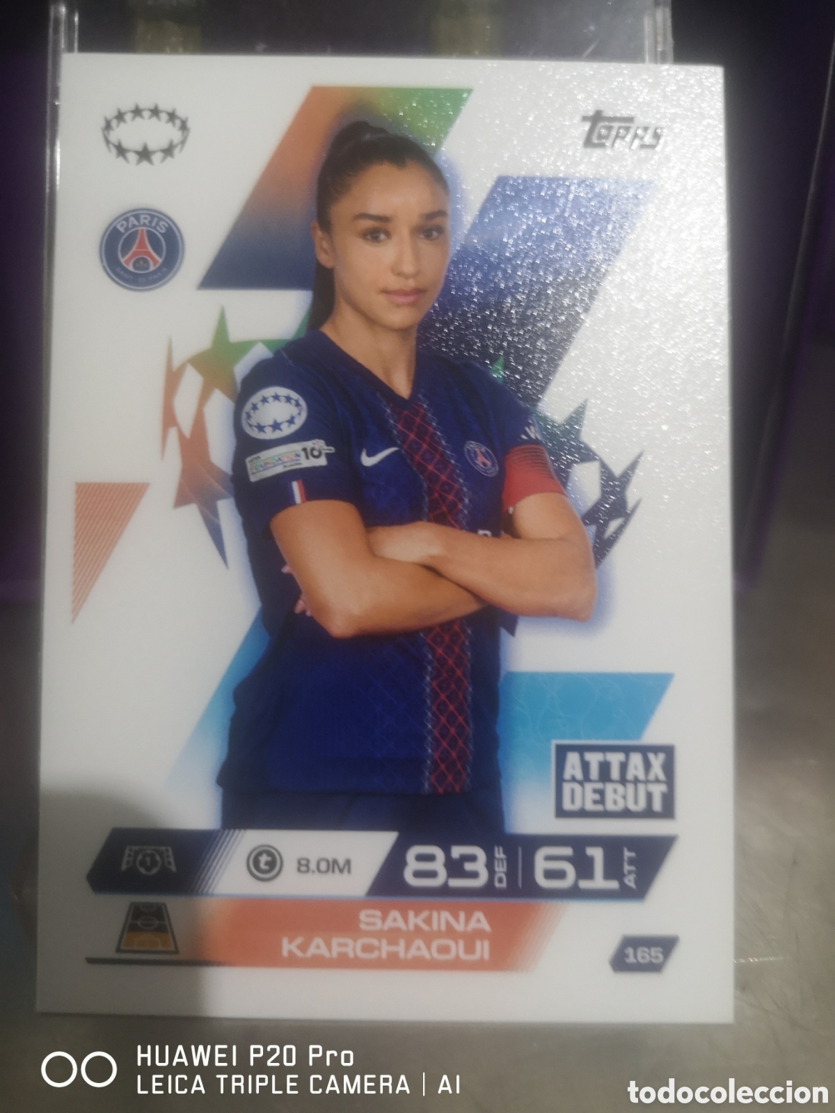 Cromos de F&uacute;tbol: MATCH ATTAX EXTRA 2025 2026 SAKINA KARCHAOUI PARIS SAINT GERMAIN UEFA WOMEN'S 165
