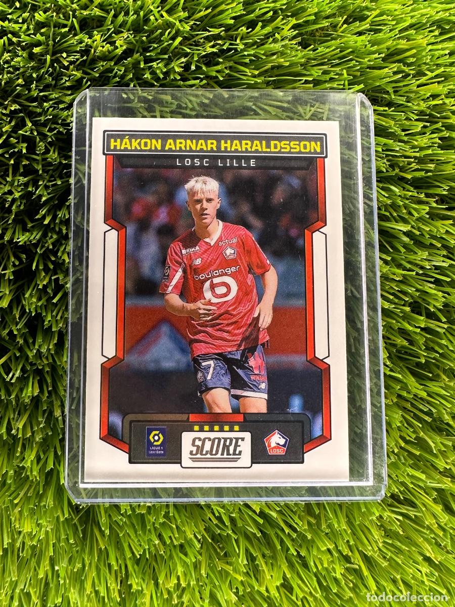 Cromos de F&uacute;tbol: N&ordm; 61 H&aacute;kon Arnar Haraldsson LOSC Lille Panini Score Ligue 1 23 24