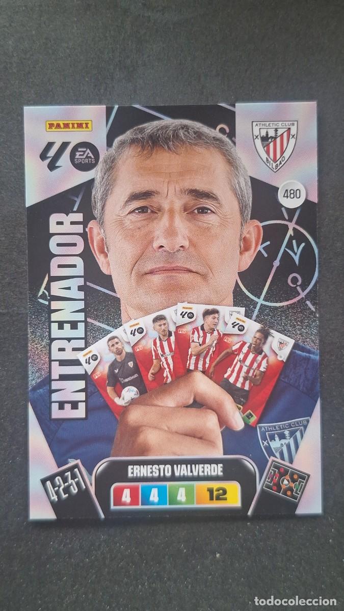 Cromos de F&uacute;tbol: L3 ERNESTO VALVERDE ENTRENADOR ATHLETIC CLUB DE BILBAO 480 ADRENALYN XL LIGA 2025/2026 25 26 PANINI