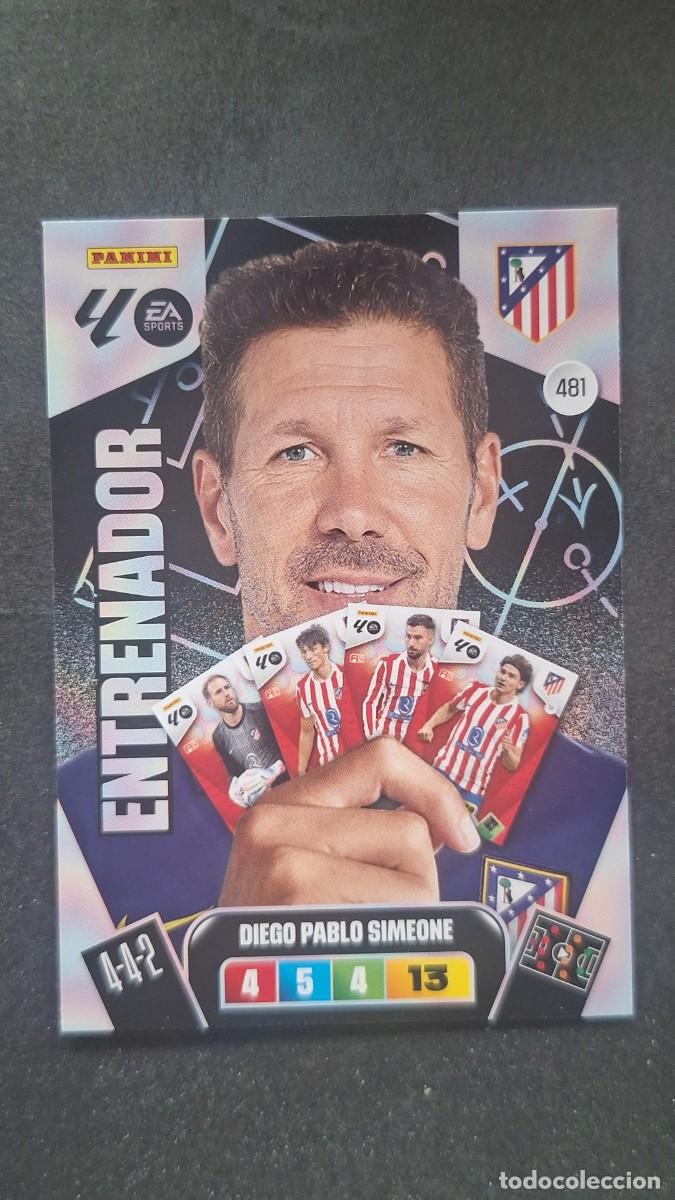 Cromos de F&uacute;tbol: L3 SIMEONE ENTRENADOR ATLETICO DE MADRID 481 ADRENALYN XL LIGA 2025/2026 25 26 PANINI