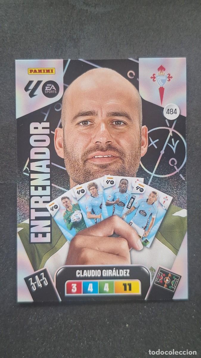 Cromos de F&uacute;tbol: L3 CLAUDIO GIRALDEZ ENTRENADOR CELTA DE VIGO 484 ADRENALYN XL LIGA 2025/2026 25 26 PANINI