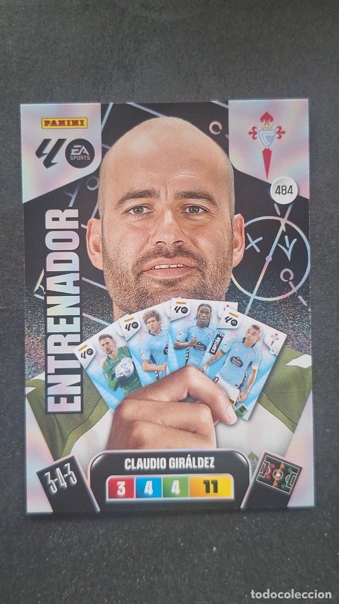 Cromos de F&uacute;tbol: L3 CLAUDIO GIRALDEZ ENTRENADOR CELTA DE VIGO 484 ADRENALYN XL LIGA 2025/2026 25 26 PANINI
