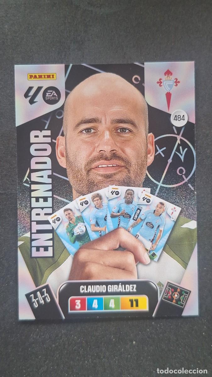 Cromos de F&uacute;tbol: L3 CLAUDIO GIRALDEZ ENTRENADOR CELTA DE VIGO 484 ADRENALYN XL LIGA 2025/2026 25 26 PANINI