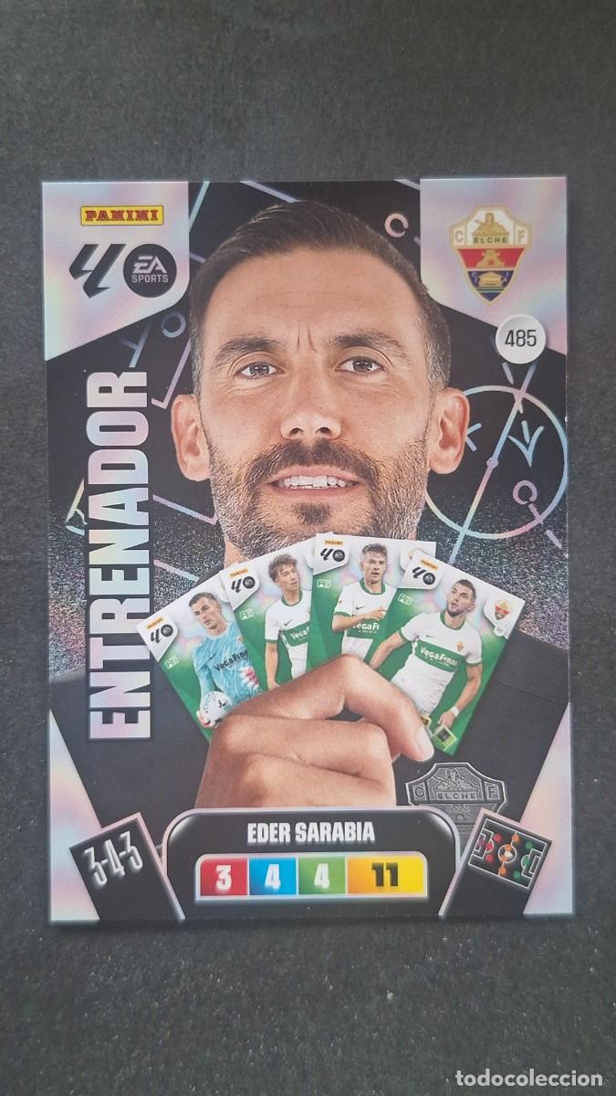 Cromos de F&uacute;tbol: L3 EDER SARABIA ENTRENADOR ELCHE C. F. 485 ADRENALYN XL LIGA 2025/2026 25 26 PANINI