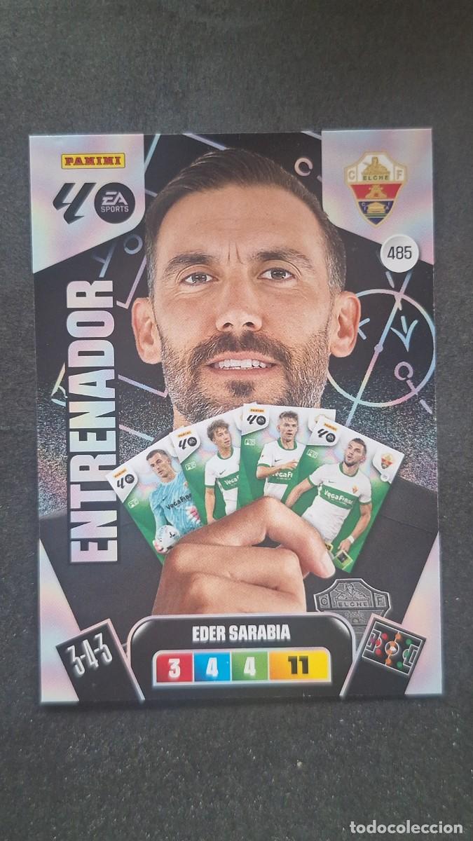 Cromos de F&uacute;tbol: L3 EDER SARABIA ENTRENADOR ELCHE C. F. 485 ADRENALYN XL LIGA 2025/2026 25 26 PANINI