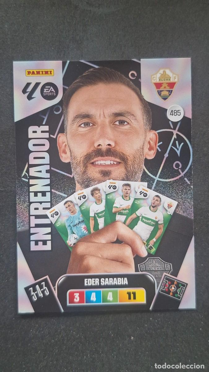 Cromos de F&uacute;tbol: L3 EDER SARABIA ENTRENADOR ELCHE C. F. 485 ADRENALYN XL LIGA 2025/2026 25 26 PANINI