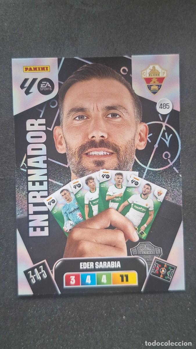Cromos de F&uacute;tbol: L3 EDER SARABIA ENTRENADOR ELCHE C. F. 485 ADRENALYN XL LIGA 2025/2026 25 26 PANINI