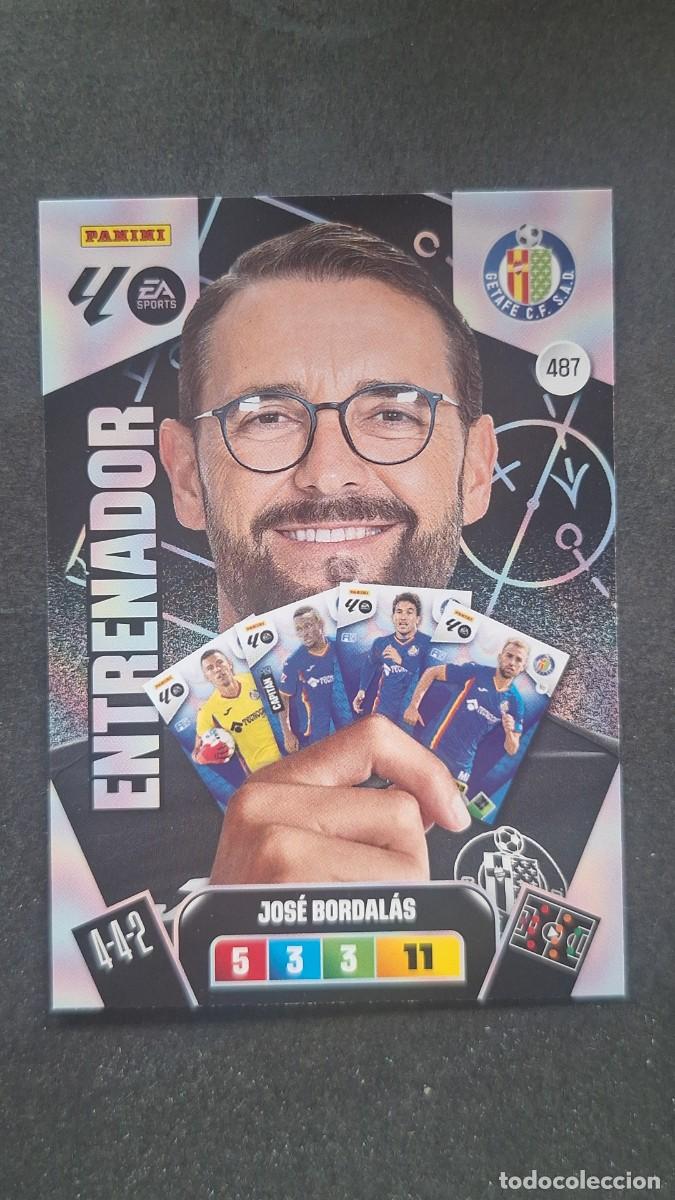 Football Stickers: L3 JOSE BORDALAS ENTRENADOR GETAFE C. F. 487 ADRENALYN XL LIGA 2025/2026 25 26 PANINI