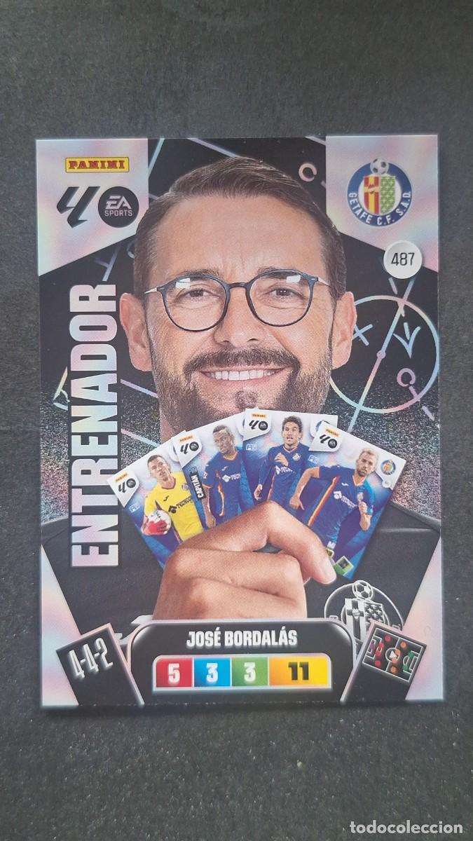 Football Stickers: L3 JOSE BORDALAS ENTRENADOR GETAFE C. F. 487 ADRENALYN XL LIGA 2025/2026 25 26 PANINI