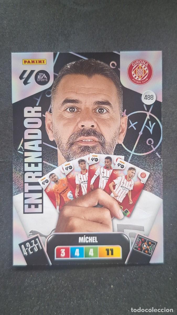Cartes &agrave; collectionner de Football: L3 MICHEL ENTRENADOR GIRONA F. C. 488 ADRENALYN XL LIGA 2025/2026 25 26 PANINI