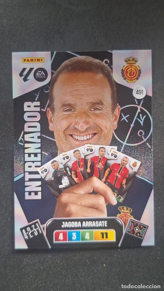 Football Stickers: L3 JAGOBA ARRASATE ENTRENADOR R. C. D. MALLORCA 491 ADRENALYN XL LIGA 2025/2026 25 26 PANINI