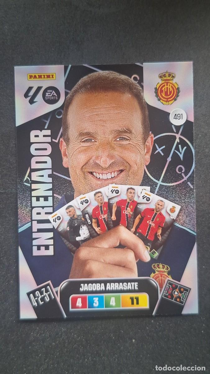 Football Stickers: L3 JAGOBA ARRASATE ENTRENADOR R. C. D. MALLORCA 491 ADRENALYN XL LIGA 2025/2026 25 26 PANINI