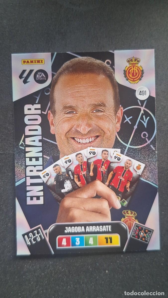 Football Stickers: L3 JAGOBA ARRASATE ENTRENADOR R. C. D. MALLORCA 491 ADRENALYN XL LIGA 2025/2026 25 26 PANINI