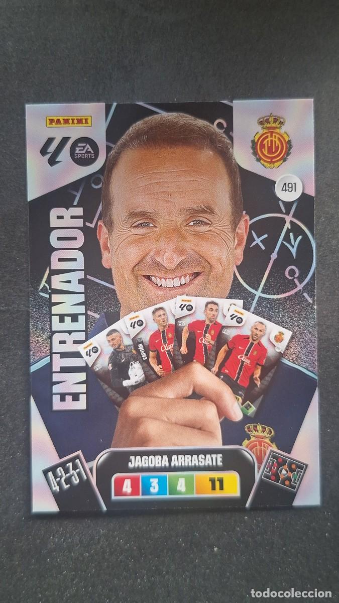 Football Stickers: L3 JAGOBA ARRASATE ENTRENADOR R. C. D. MALLORCA 491 ADRENALYN XL LIGA 2025/2026 25 26 PANINI