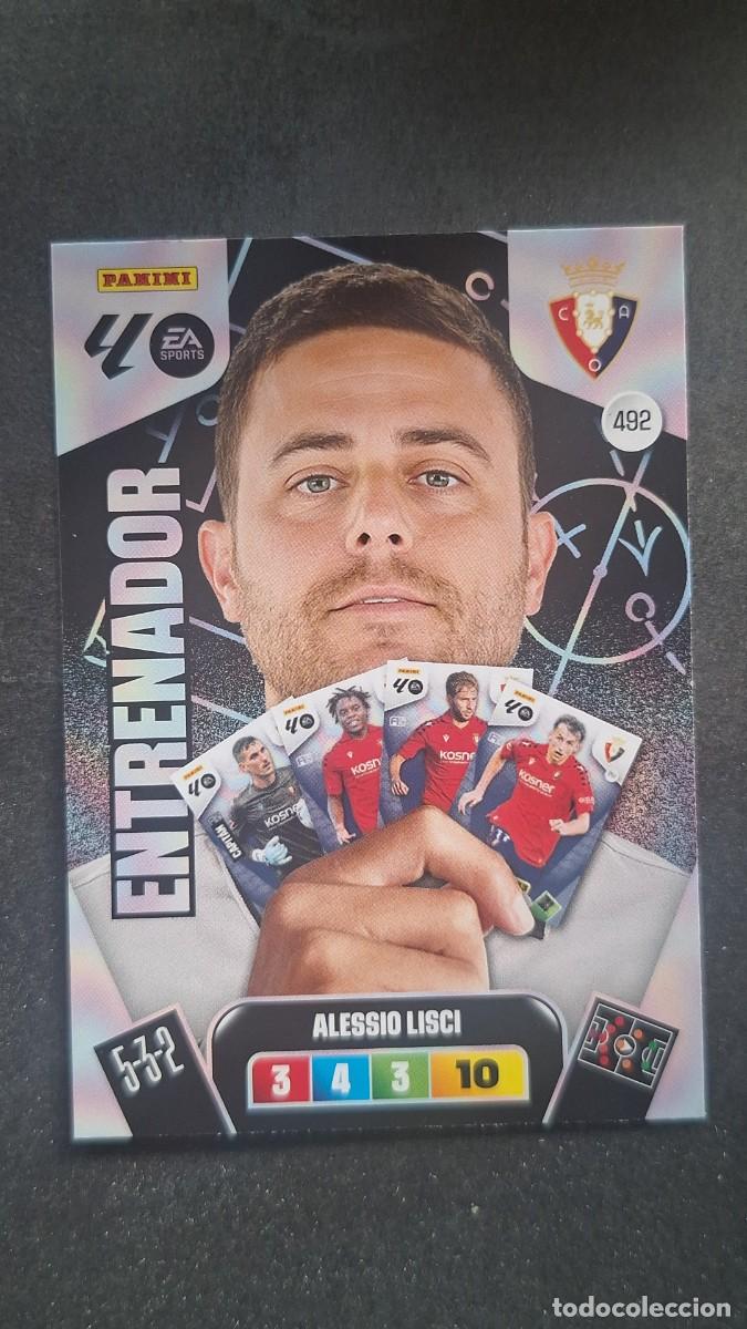Football Stickers: L3 ALESSIO LISCI ENTRENADOR C. A. OSASUNA 492 ADRENALYN XL LIGA 2025/2026 25 26 PANINI