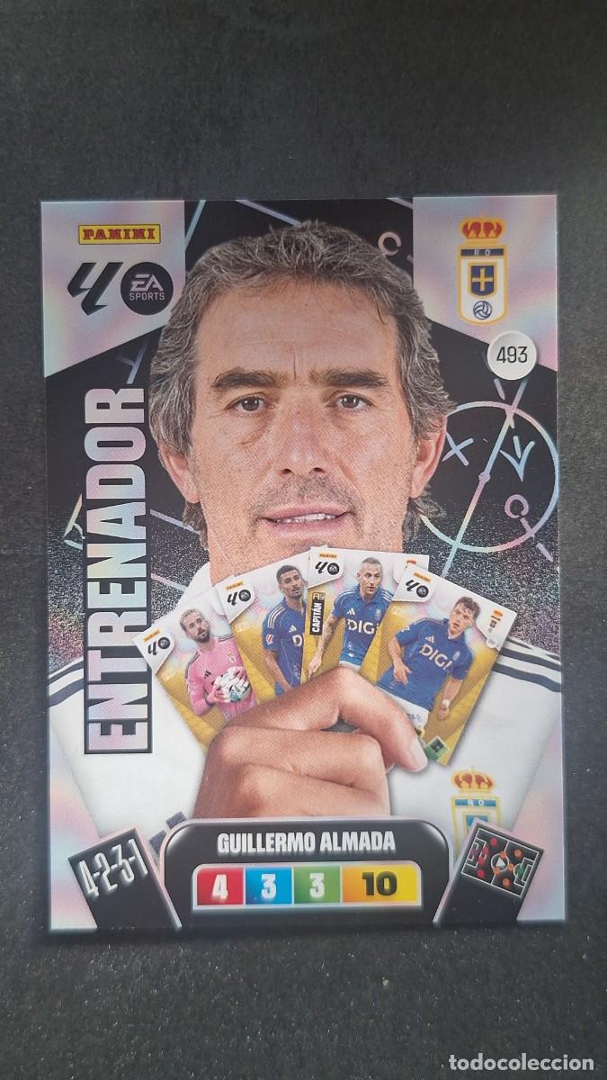 Football Stickers: L3 GUILLERMO ALMADA ENTRENADOR REAL OVIEDO 493 ADRENALYN XL LIGA 2025/2026 25 26 PANINI