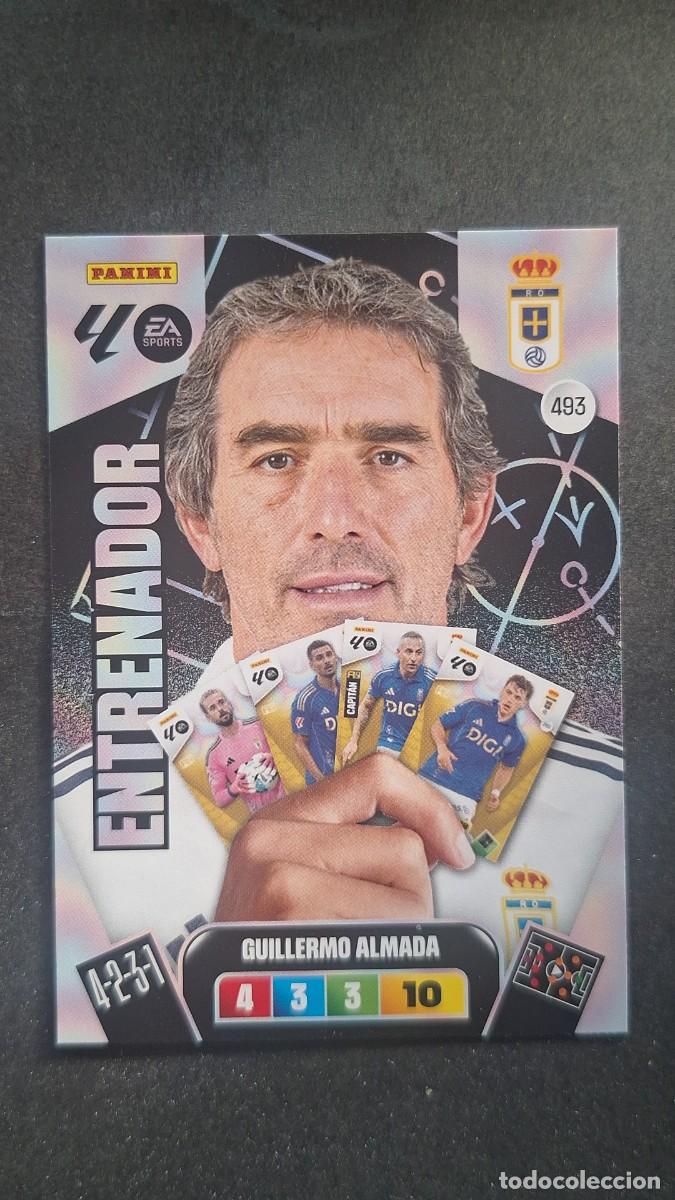 Football Stickers: L3 GUILLERMO ALMADA ENTRENADOR REAL OVIEDO 493 ADRENALYN XL LIGA 2025/2026 25 26 PANINI