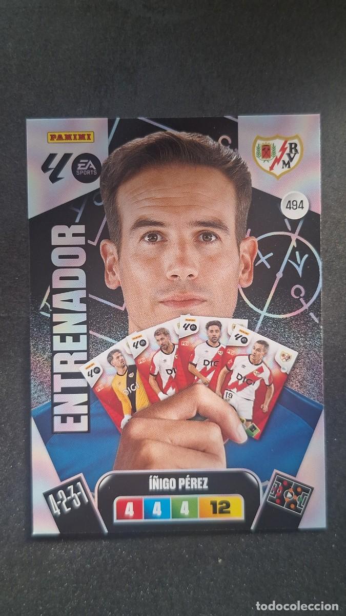 Football Stickers: L3 I&Ntilde;IGO PEREZ ENTRENADOR RAYO VALLECANO 494 ADRENALYN XL LIGA 2025/2026 25 26 PANINI