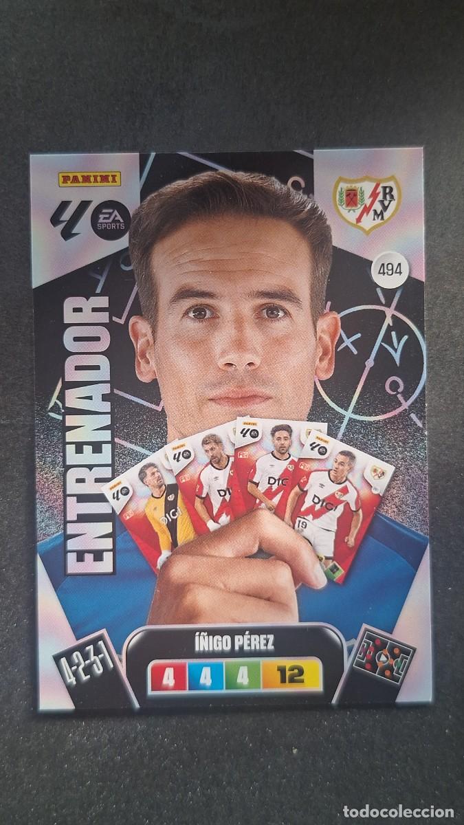Football Stickers: L3 I&Ntilde;IGO PEREZ ENTRENADOR RAYO VALLECANO 494 ADRENALYN XL LIGA 2025/2026 25 26 PANINI