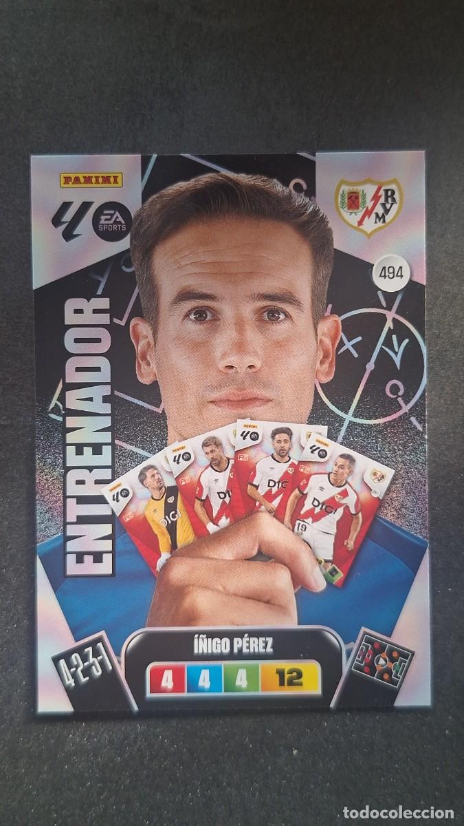 Football Stickers: L3 I&Ntilde;IGO PEREZ ENTRENADOR RAYO VALLECANO 494 ADRENALYN XL LIGA 2025/2026 25 26 PANINI