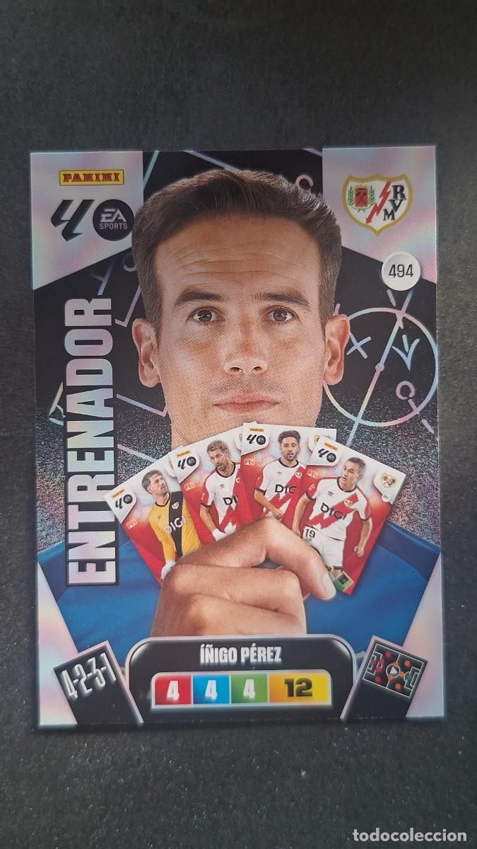 Football Stickers: L3 I&Ntilde;IGO PEREZ ENTRENADOR RAYO VALLECANO 494 ADRENALYN XL LIGA 2025/2026 25 26 PANINI