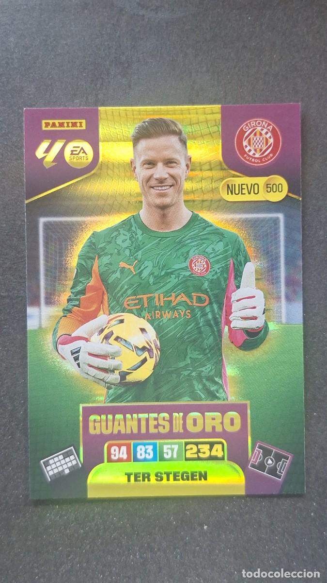 Cromos de F&uacute;tbol: L3 TER STEGEN GIRONA F. C. 500 NUEVO GUANTES DE ORO ADRENALYN XL LIGA 2025/2026 25 26 PANINI