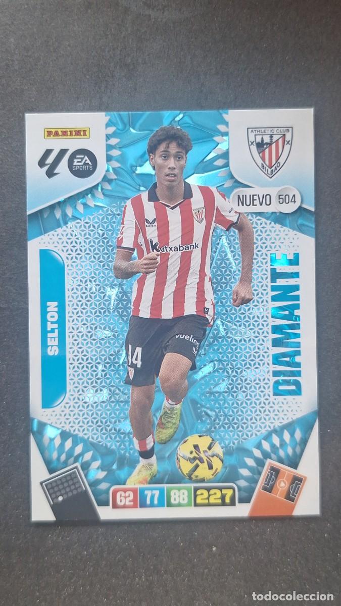 Cromos de F&uacute;tbol: L3 SELTON ATHLETIC CLUB DE BILBAO 504 NUEVO DIAMANTE ADRENALYN XL LIGA 2025/2026 25 26 PANINI
