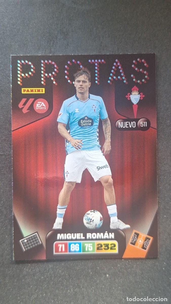 Cromos de F&uacute;tbol: L3 MIGUEL MORAN CELTA DE VIGO 511 NUEVO PROTAS ADRENALYN XL LIGA 2025/2026 25 26 PANINI