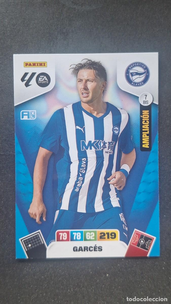Cromos de F&uacute;tbol: L3 GARCES DEPORTIVO ALAVES 7 BIS AMPLIACION ADRENALYN XL LIGA 2025/2026 25 26 PANINI