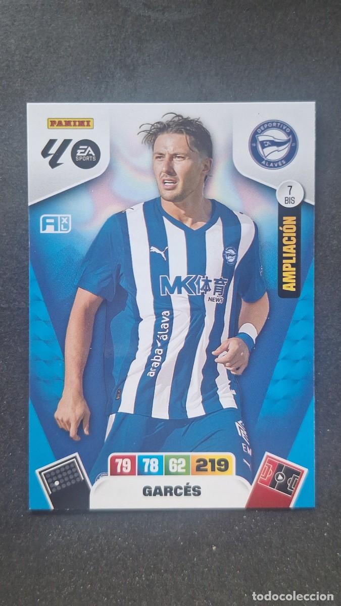 Cromos de F&uacute;tbol: L3 GARCES DEPORTIVO ALAVES 7 BIS AMPLIACION ADRENALYN XL LIGA 2025/2026 25 26 PANINI